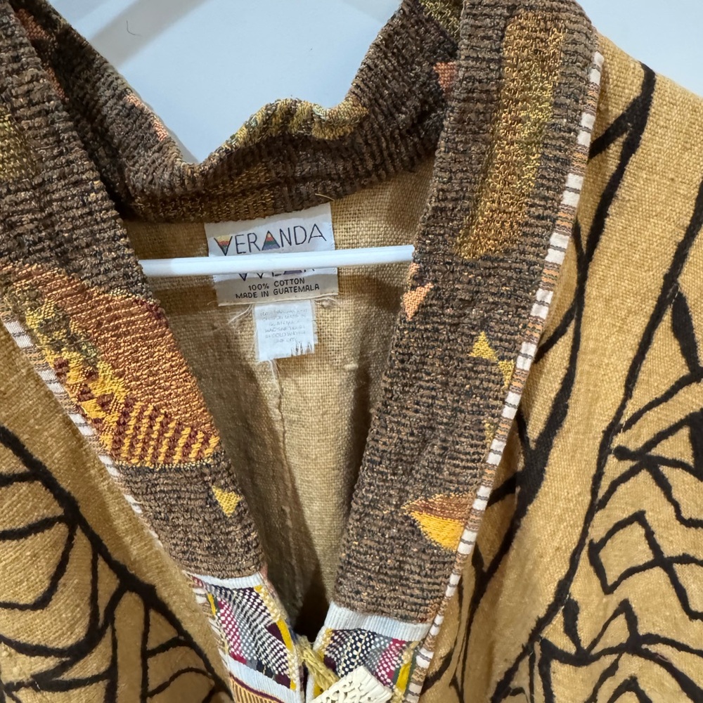 Veranda Geometric Vintage Patterned Jacket - image 5